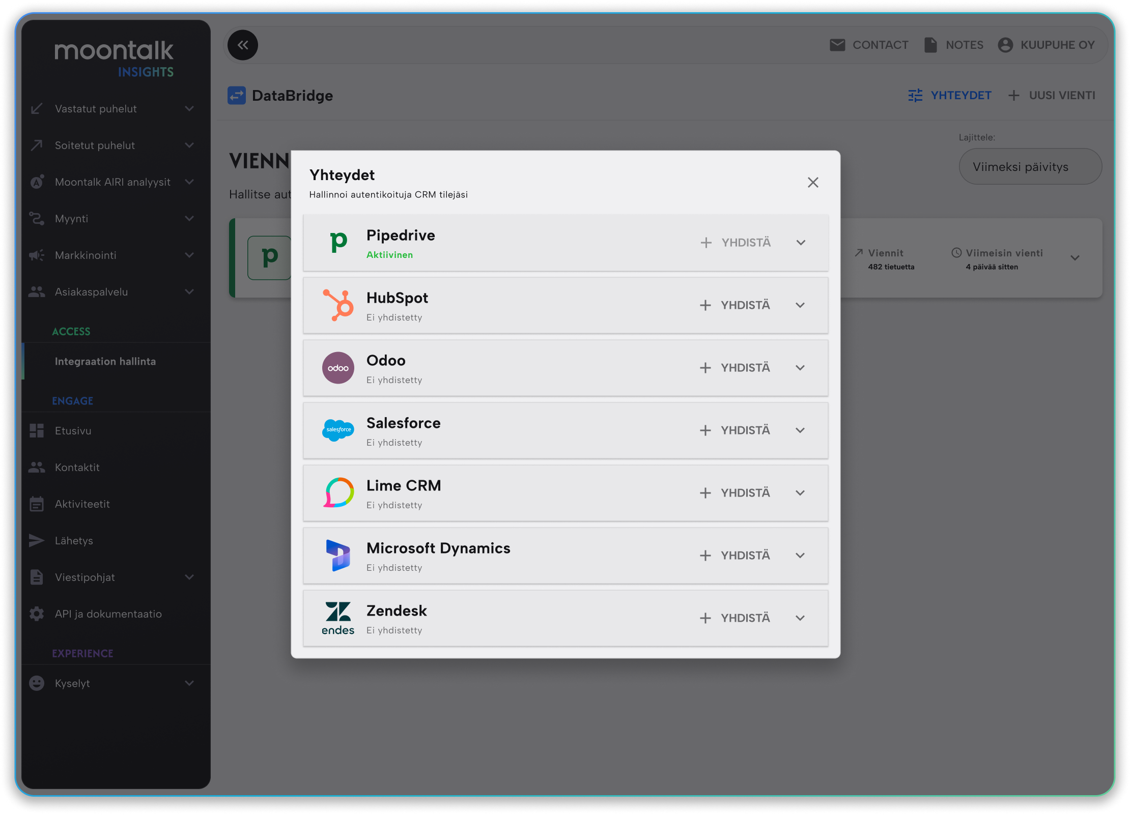 Moontalk INSIGHTS, Access-moduuli